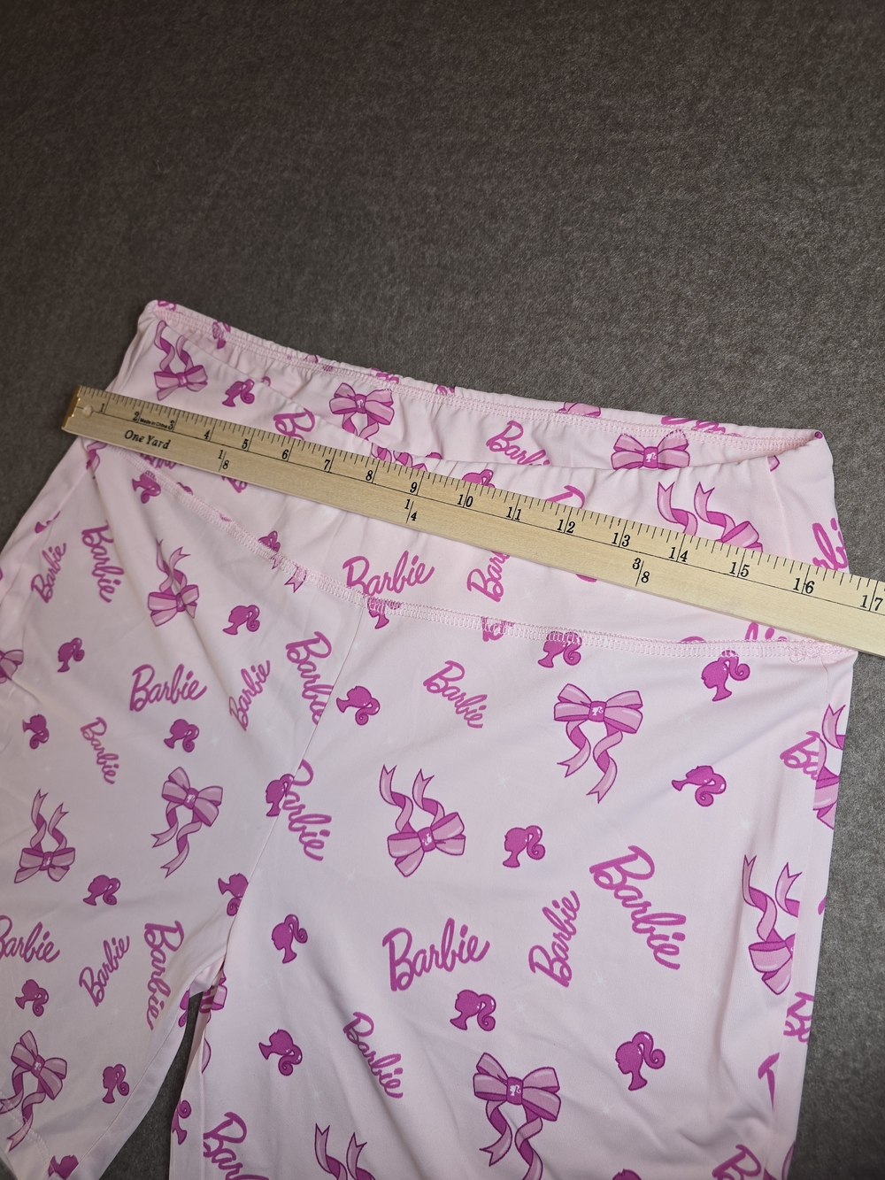 Barbie Light Pink Shorts Hot Pink Barbie Design Biker Shorts Stretch Women's XXL - Picture 8 of 12